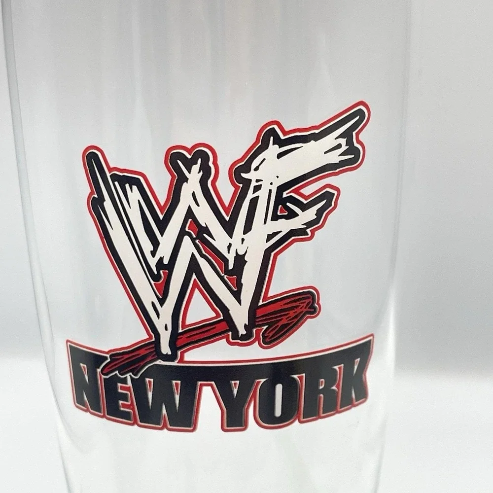 Vintage 1999 WWF New York Pilsner Beer Glass 9